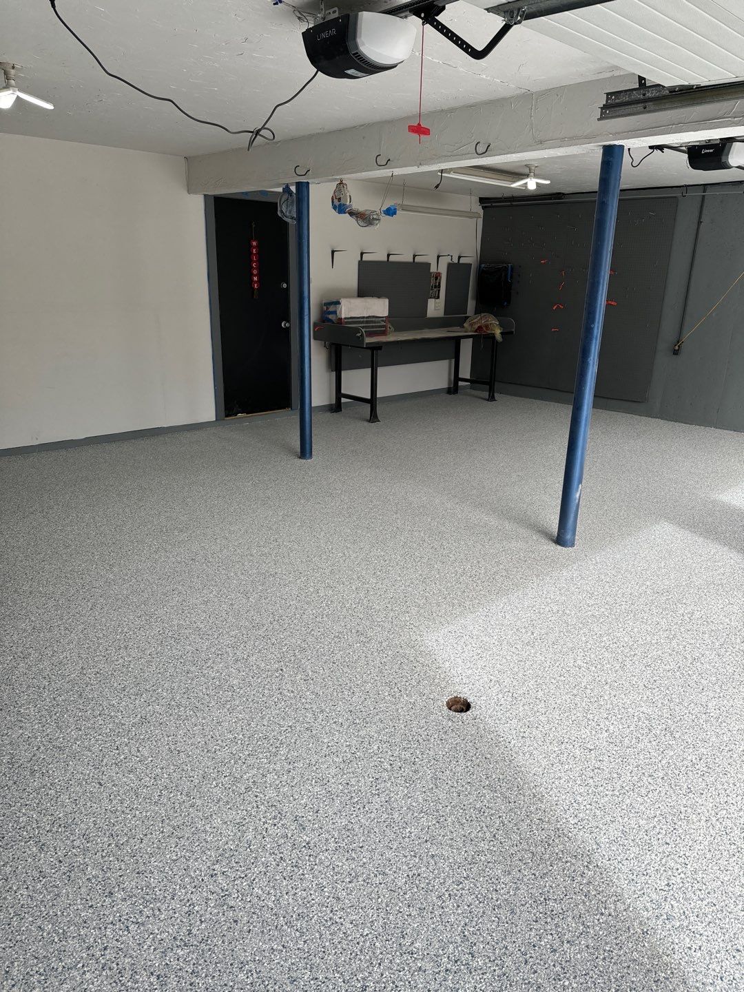 Atkinson ICC After - Incredible Concrete Coatings Concrete Garage Floor Ideas