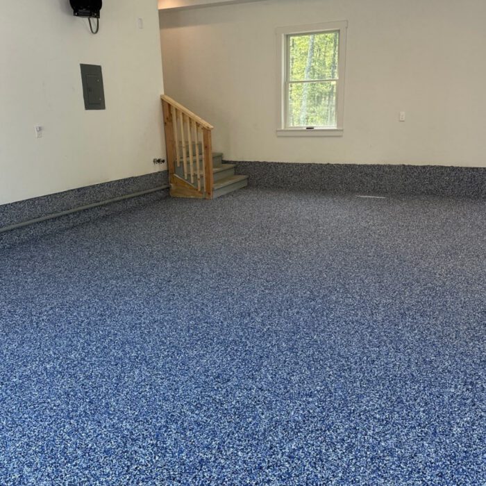 Blue Concrete Floor Ideas