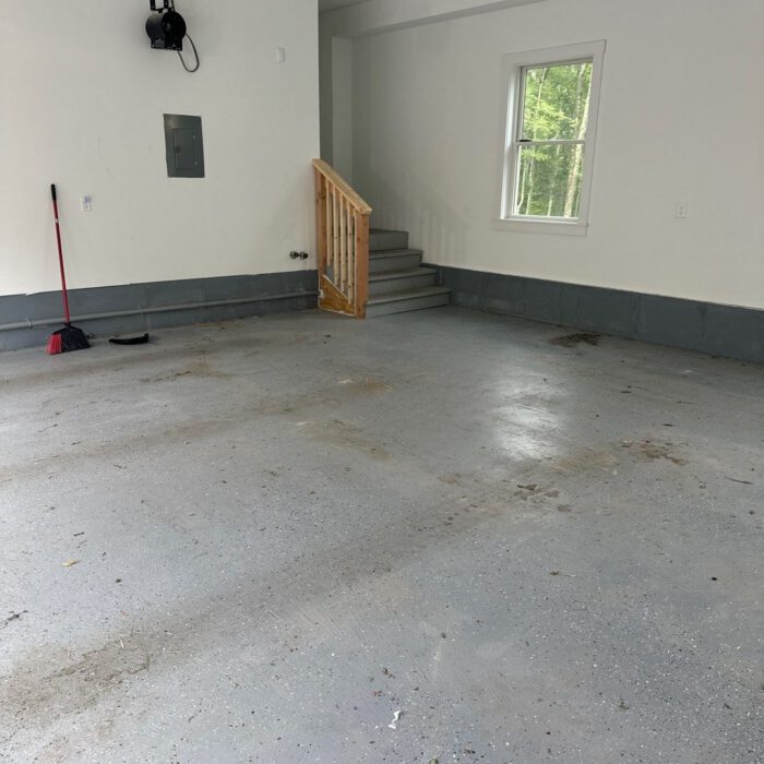 Campanella ICC before - Incredible Concrete Coatings Before garage floor upgrade