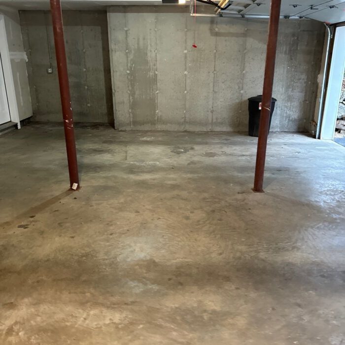 Cassar before ICC - Incredible Concrete Coatings Before photo of garage floor