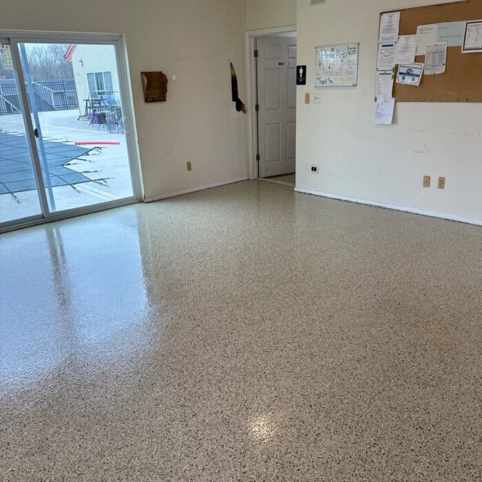 Cedar Crest ICC after 1 - Incredible Concrete Coatings Concrete coating for office