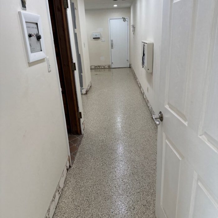 Cedar Crest ICC after - Incredible Concrete Coatings Office concrete flooring updates