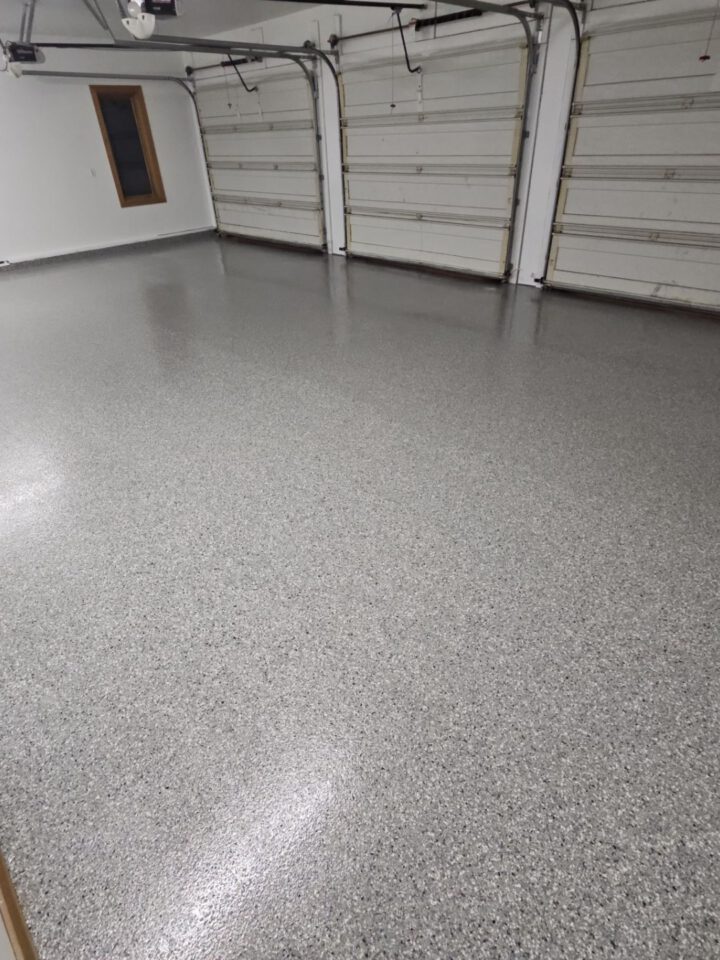Non epoxy garage floor