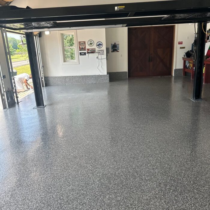 Cohen ICC after - Incredible Concrete Coatings Black Garage Floor Coating Ideas