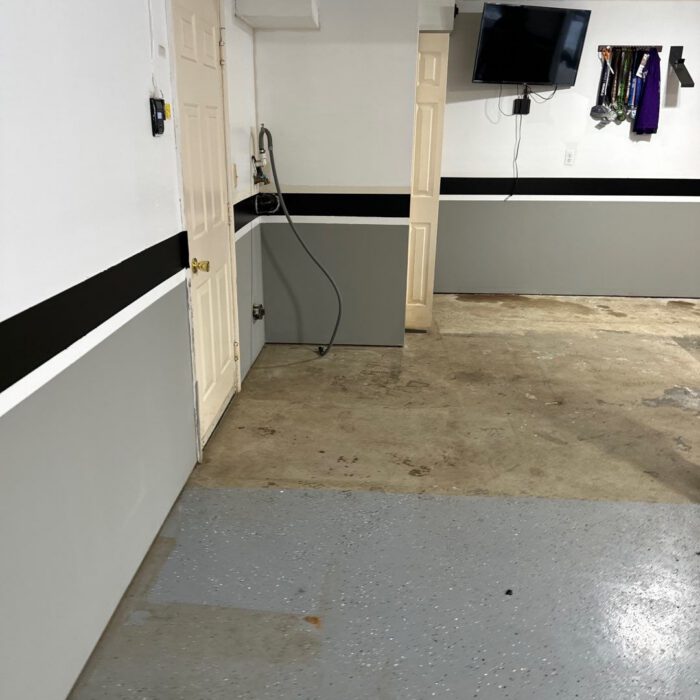Dzhegurov ICC before - Incredible Concrete Coatings Garage floor before update