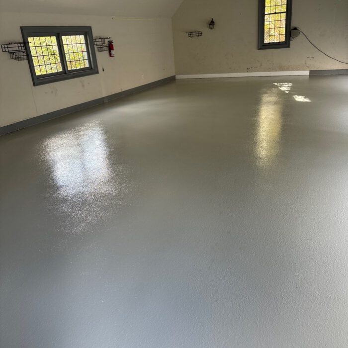 Gates after ICC - Incredible Concrete Coatings Garage concrete floor coatings