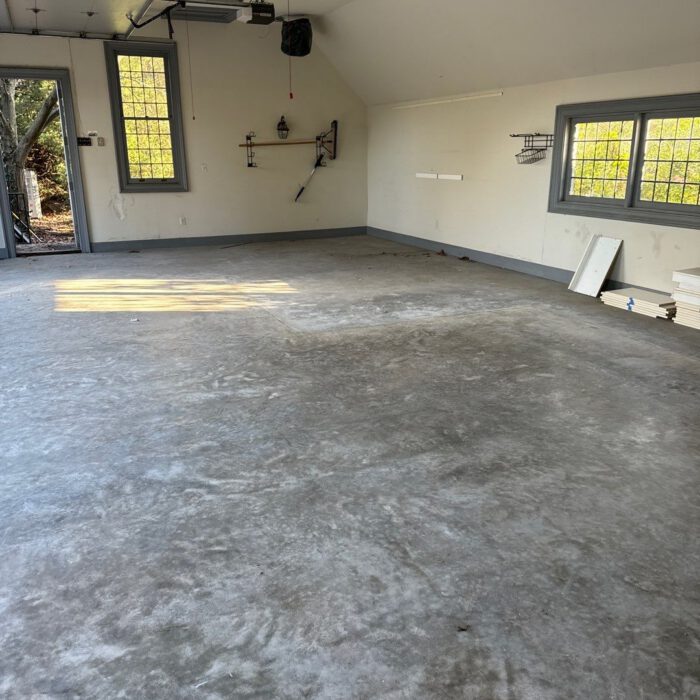 Gates before ICC - Incredible Concrete Coatings Garage Floor Coating before update