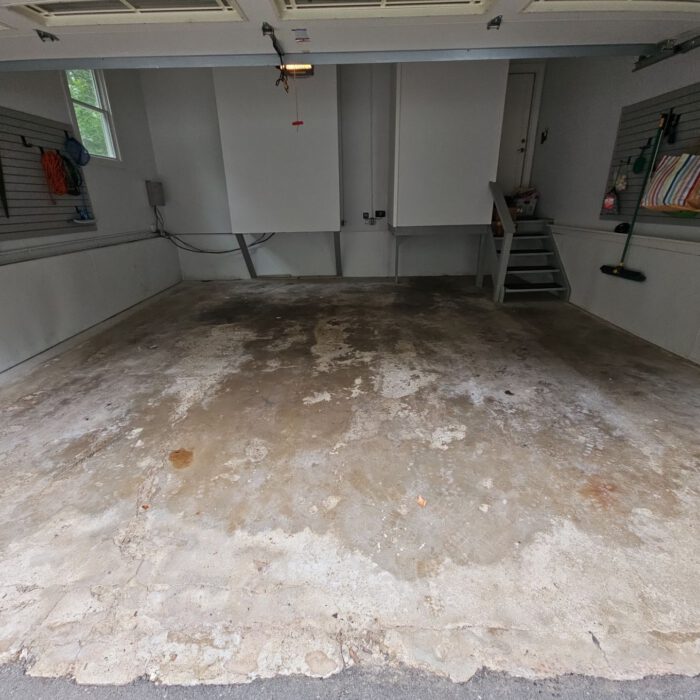 Glickstien ICC before - Incredible Concrete Coatings Glickstien ICC before